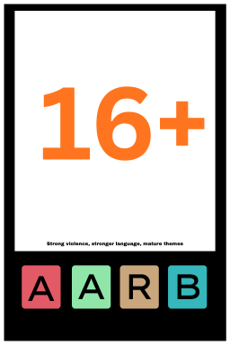 AARB 16+ rating badge
